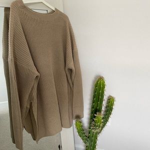 Plus Knitted Roll Neck Sweater